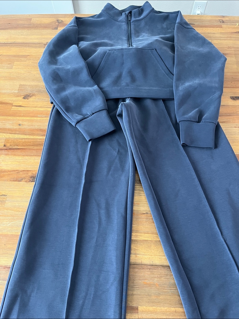 All in Motion Girls Navy Blue Active Sweatpants & Pullover Set Size XL 14